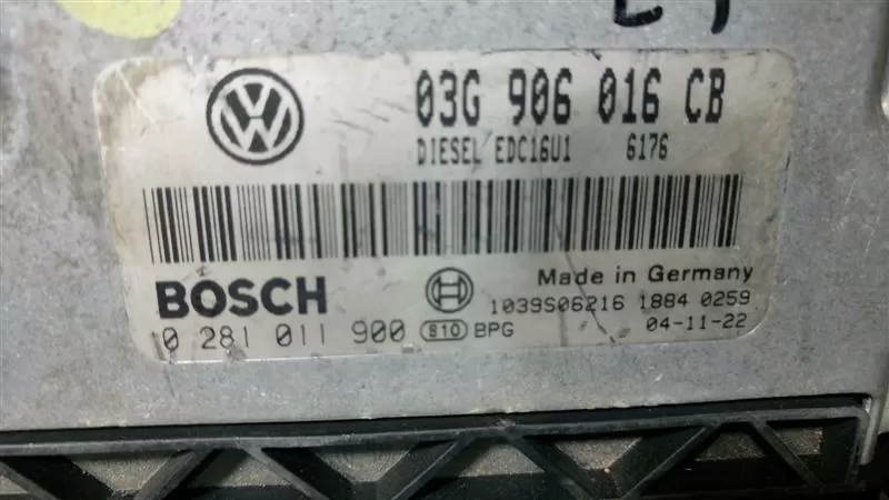 JETTA MOTOR BEYNİ 0281011900 - 03G906016CB