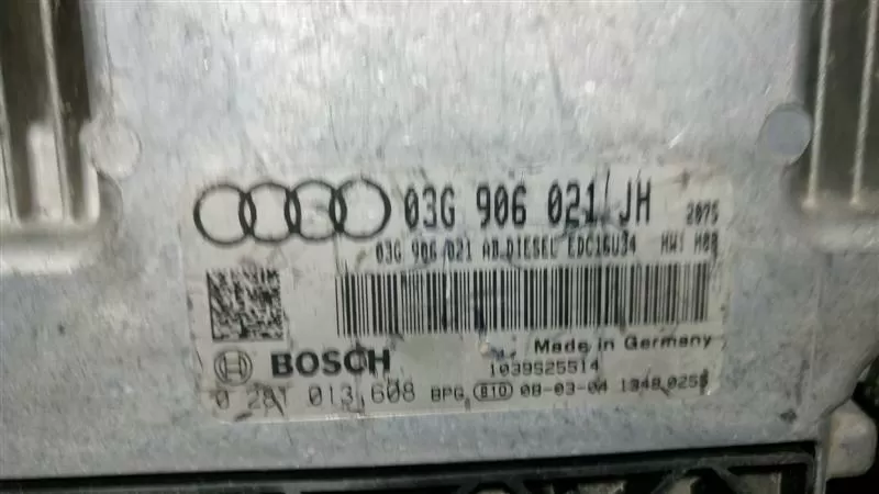 03G906021JH 0281013608 EDC16U34 AUDİ A3 2.0 MOTOR BEYNİ