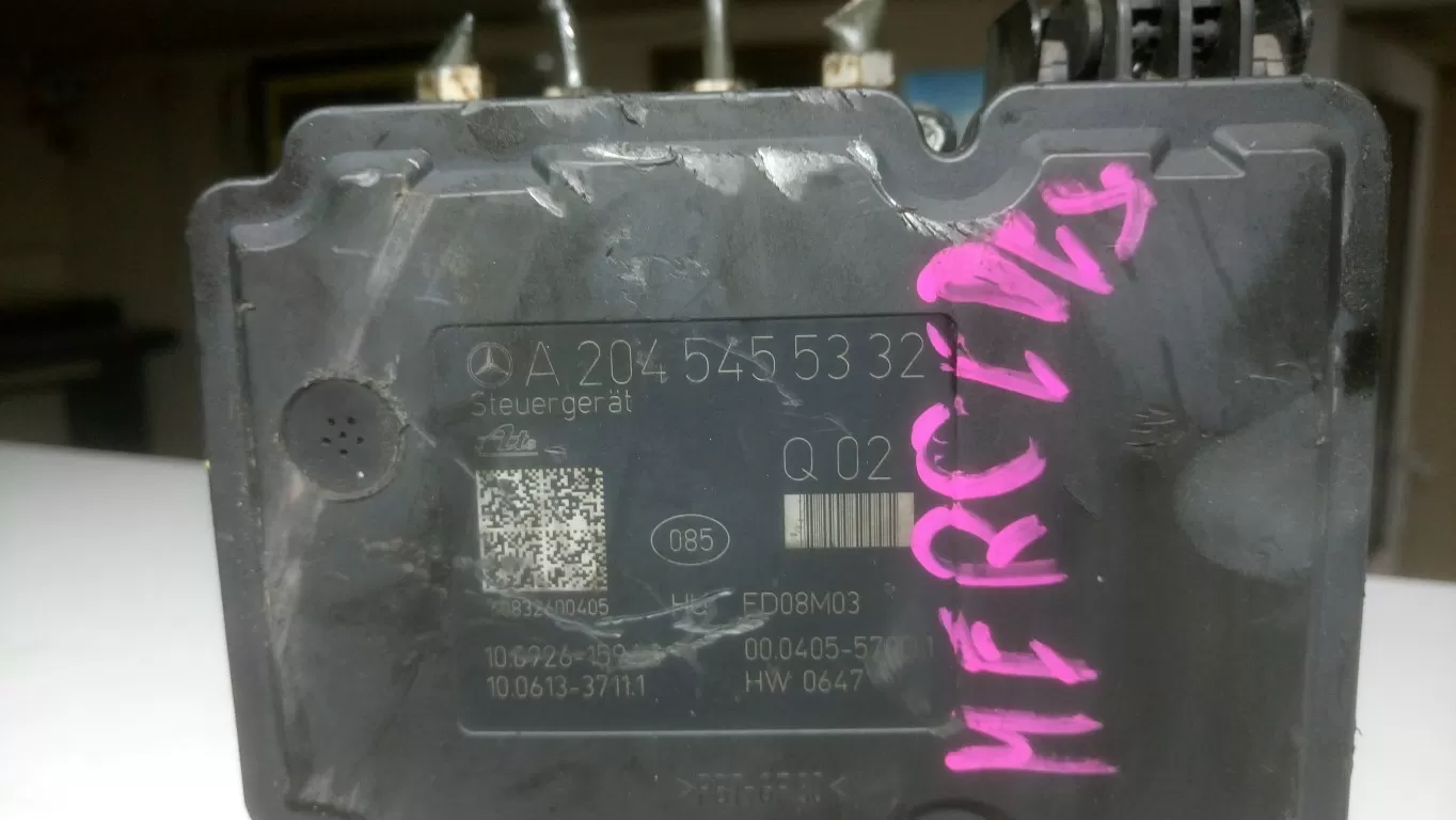 MERCEDES W204 C KASA ÇIKMA ABS BEYNİ A2045455332 A 204 545 53 32