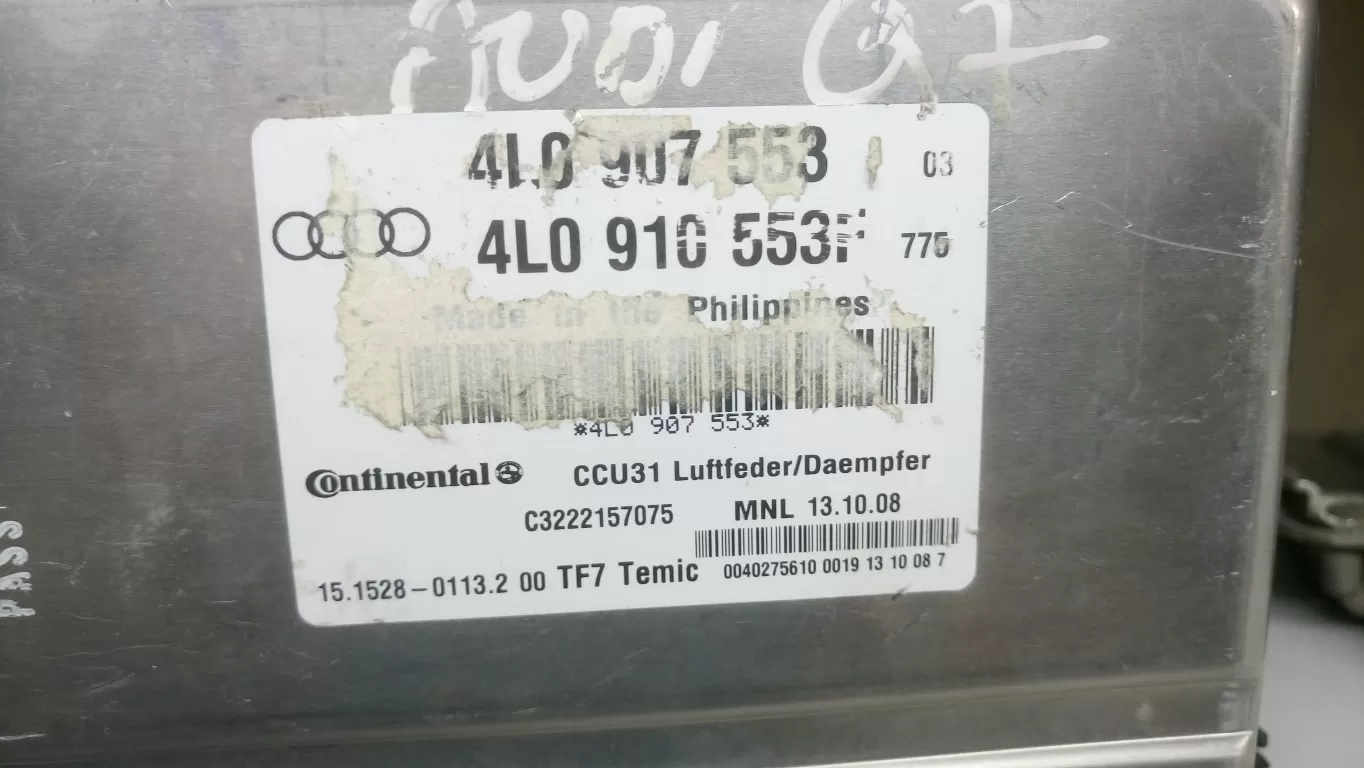4L0907553 4L0910553C Audi Q7 beyinci çetin bostancısanayi istanbul