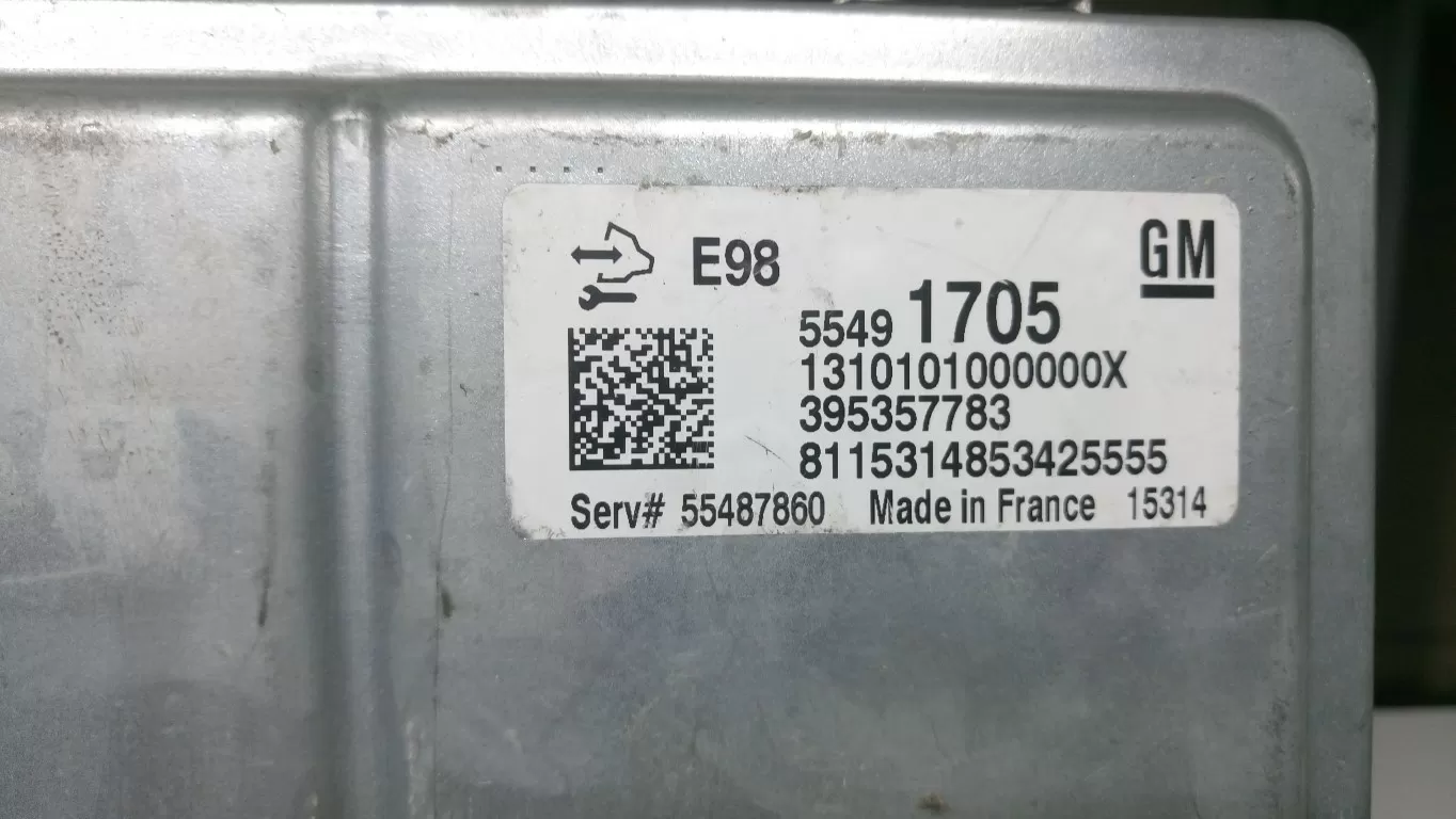 OPEL ASTRA MERİVA MOKKA DİZEL MOTOR BEYNİ 55491705 E98