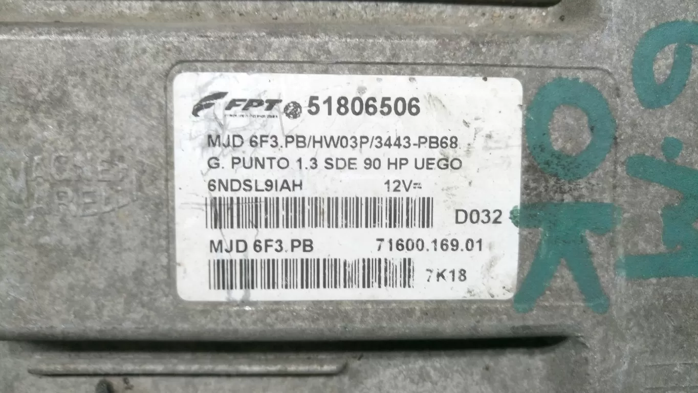 51806506 FIAT G.PUNTO MOTOR BEYNI