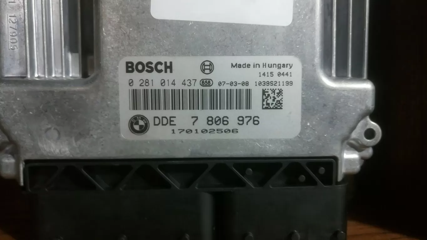 DDE7806976 0281014437 BMW E60 530 D MOTOR BEYNI