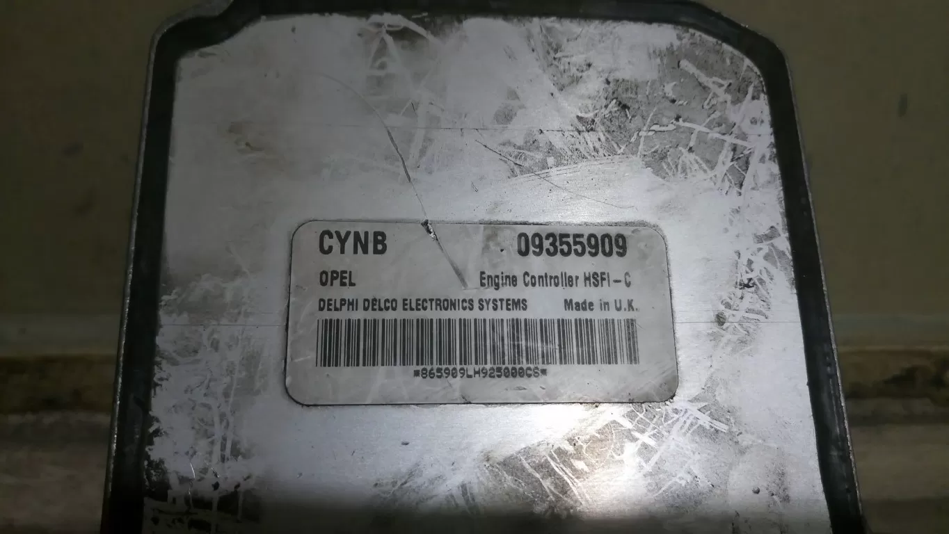 OPEL ASTRA G 1.4 MOTOR BEYNİ - 09355909