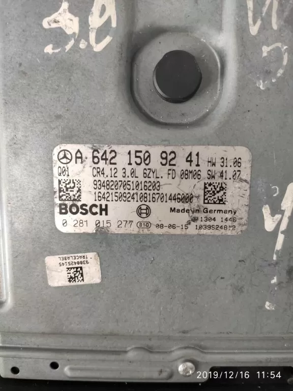 MERCEDES 0281015277 0 281 015 277 A6421509241 A 642 150 92 41