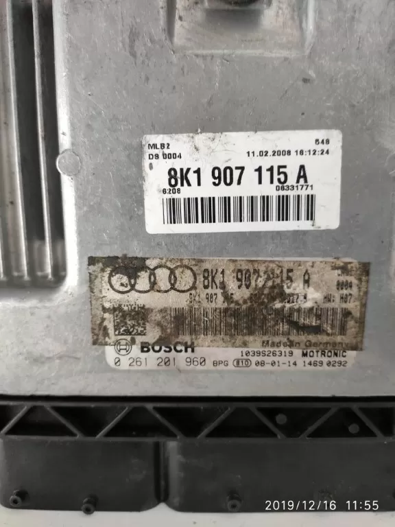 8K1907115A 0261201960 1.8 TFSI MED17.5