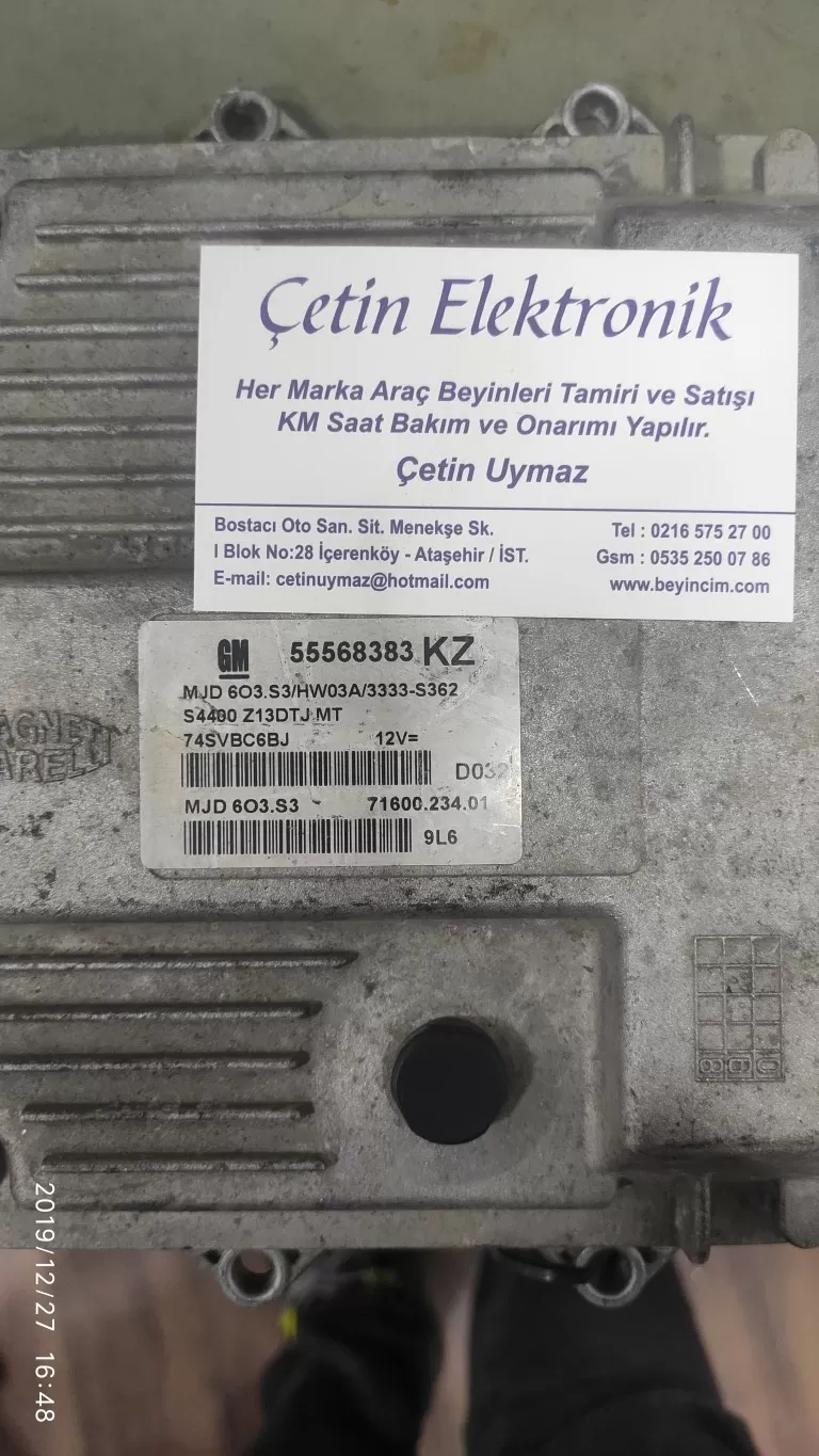 OPEL CORSA D 1.3 CDTI ECU MOTOR BEYNİ - 55568383KZ 55568383