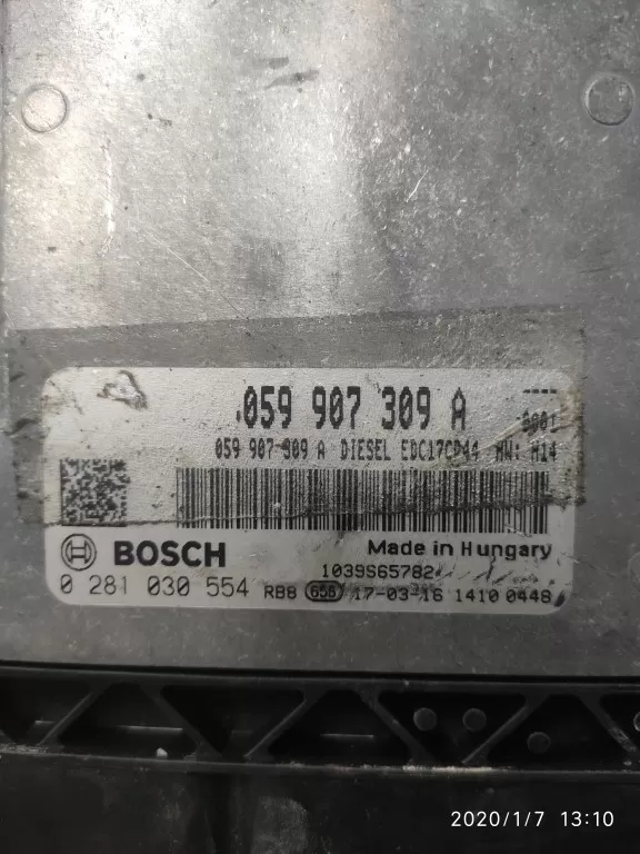 Porsche Macan ECU 0281030554 059907309A 0281 030 554 059 907 309 A