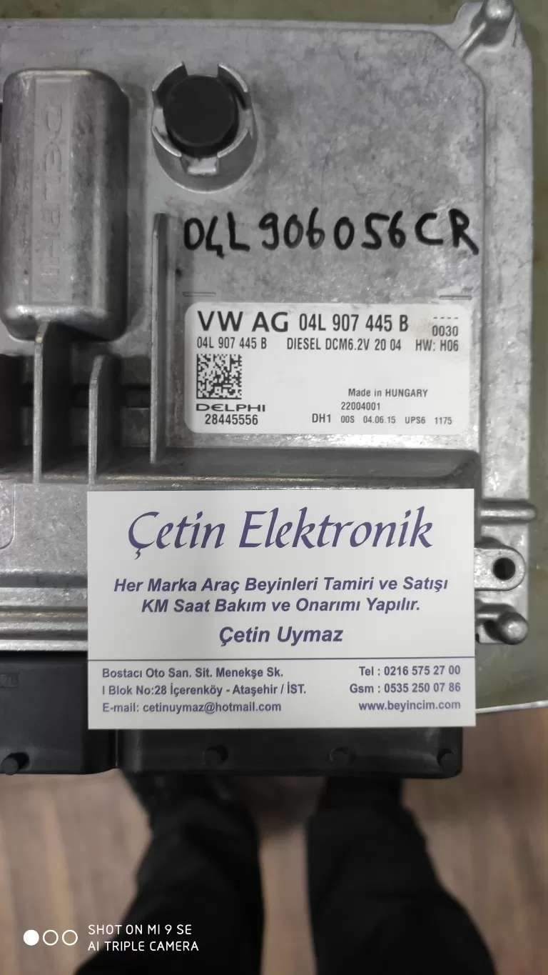 04L907445B 04L906056CR 28445556 DCM6.2 DELPHI BEYİNCİ ÇETİN