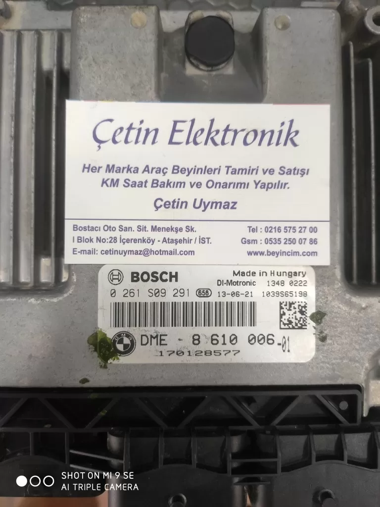 MİNİ R60 MOTOR BEYNİ 0261S09291 DME 8610006 BEYİNCİM.COM