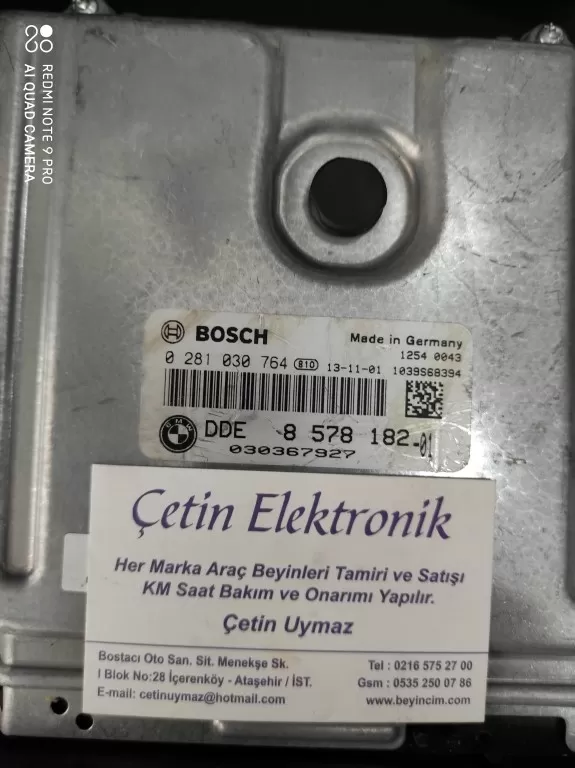 BMW F10 MOTOR ECU 0281030764 8578182 BEYİNCİM.COM