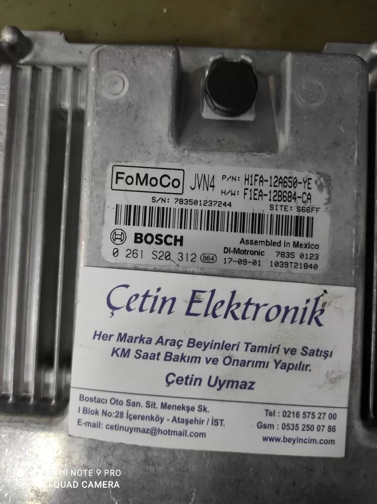 h1fa-12a650-ye FOCUS MOTOR BEYNİ 2.3 ECOBOOST 0261s20312