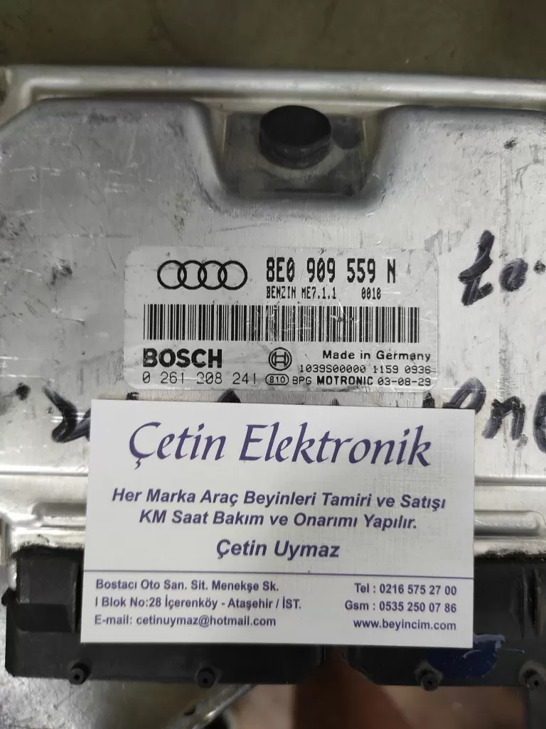 0261208241 8E0909559N audi vw 3.0 motor beyni BEYİNCİ ÇETİN