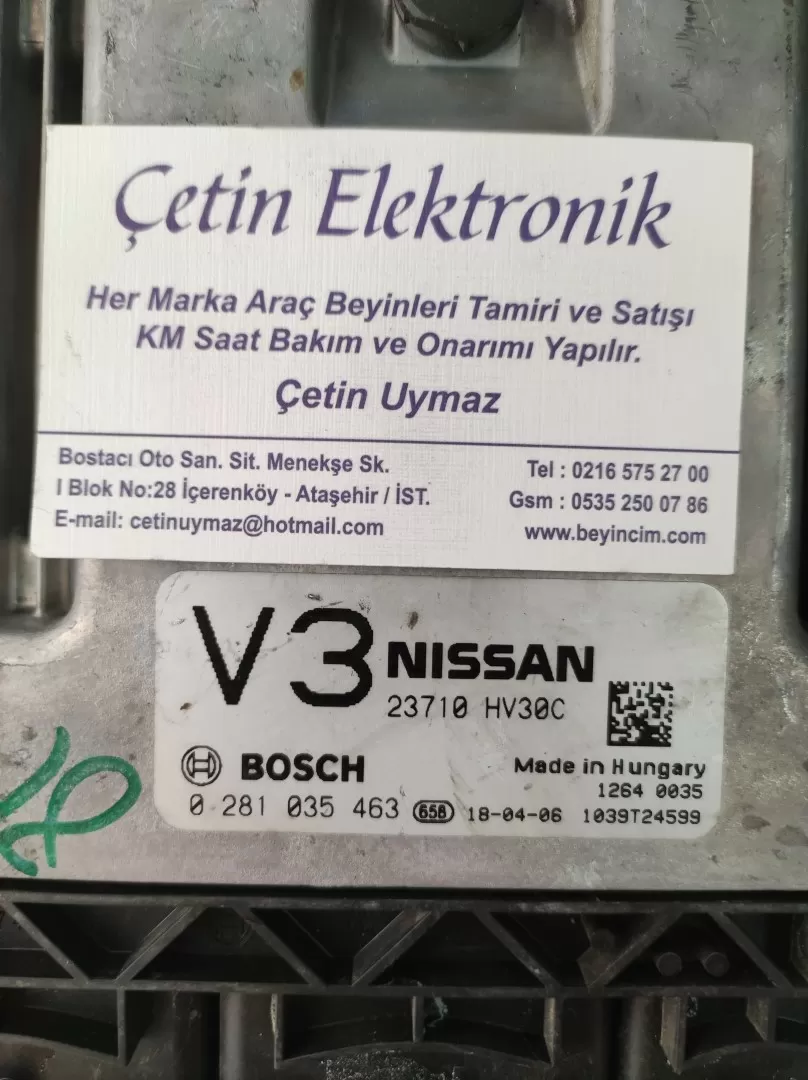 NISSAN MOTOR BEYNİ 23710-HV30C 0281035463
