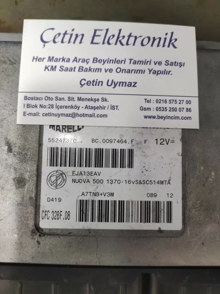 55247370 . BC.0097464.F CFC 328F.08 FİAT ŞANZUMAN BEYNİ