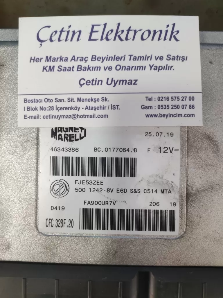 2013 2019 Fiat 500L 55246930 . 46343386 CFC 328F.20 BEYİNCİ CETİN
