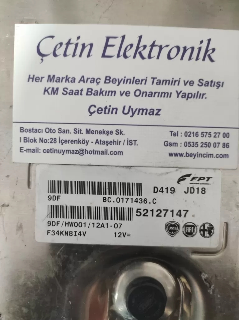 FİAT EGEA/TİPO 9DF 52127147 N092LD10 MOTOR BEYNİ