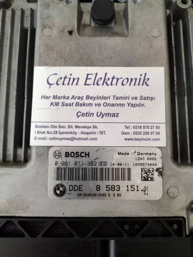 BMW X5 F15 MOTOR KONTUROL ÜNİTESİ 0281031392 . 8583151 BEYİNCİM.COM