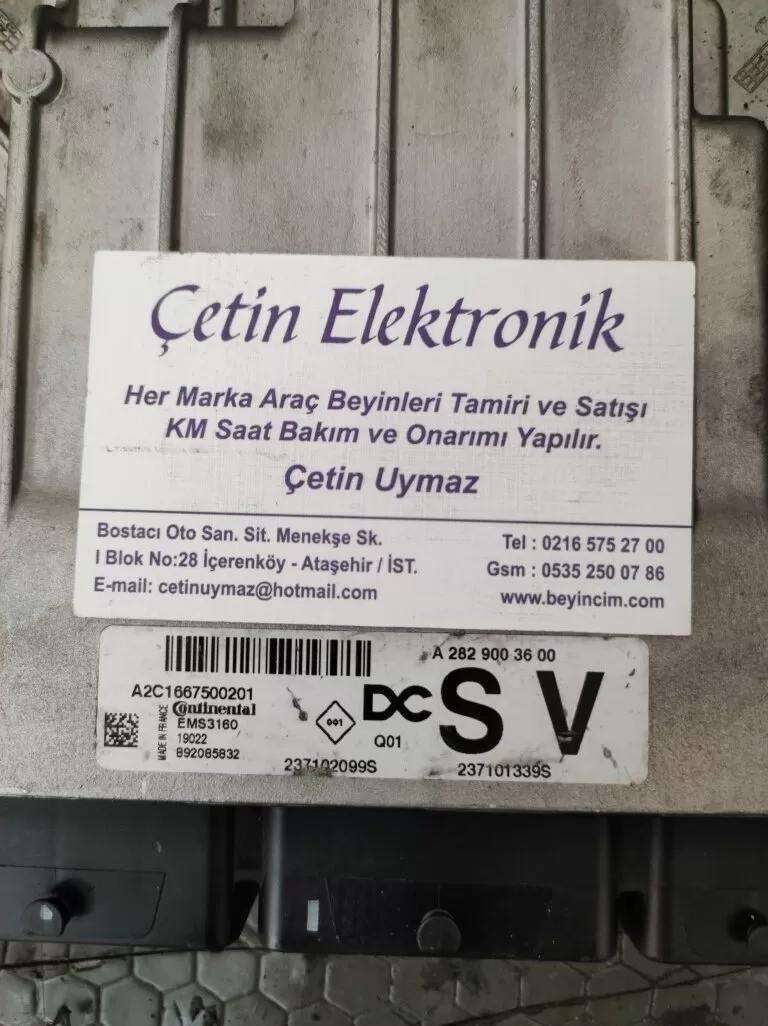 Renault Captur Motor Beyini - A2C1667500201 - A2829003600 - A 282 900 36 00