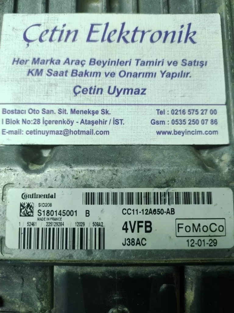 TRANSIT 2.2 MOTOR BEYNİ S180145001B / CC11-12A650-AB BEYİNCİM.COM