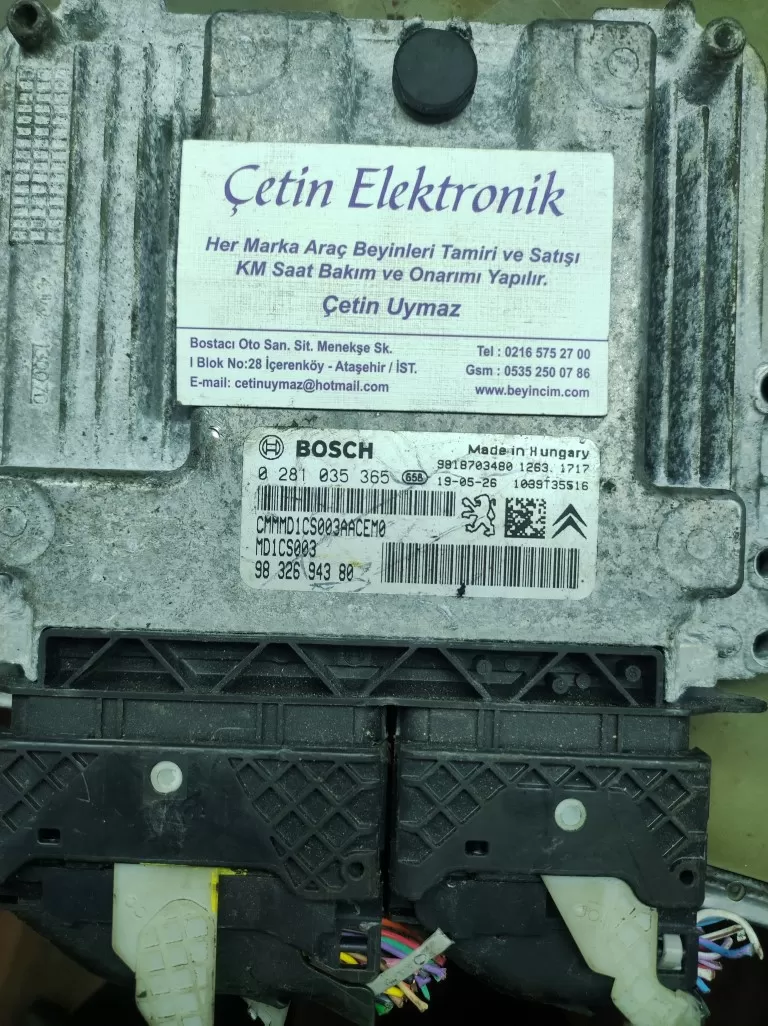 Peugeot 3008 5008 Motor Beyni 0281035365 9832694380 MD1CS003 BEYİNCİM.COM