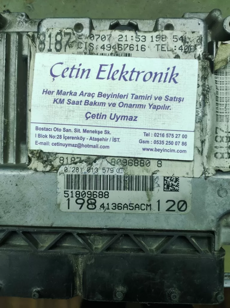 motor beyini fıat bravo bosch 0 281 013 579, 0281013579