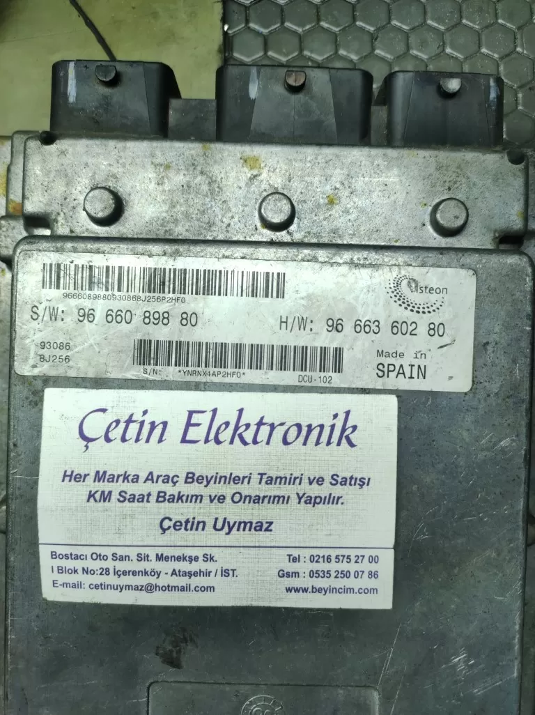 PEUGEOT BOXER CITROEN JUMPER FIAT 2.2 Diesel Engine Control Unit ECU 9666089880