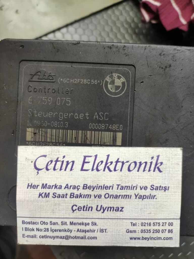 BMW E46 3 Serisi ABS Beyni 6759075 10.0960-0810.3 34.51-6759073 10.0206-0024.4