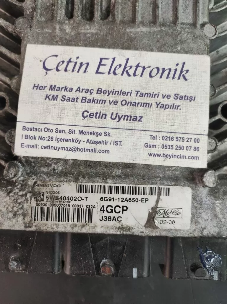 Controller 6G91-12A650-EP 5WS40402O-T Ford