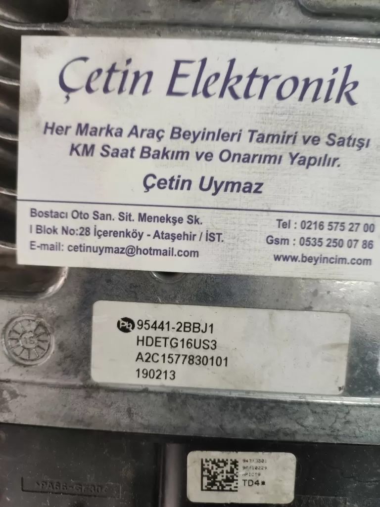 KIA NIRO 2019 1.6 GEARBOX CONTROL UNIT 95441-2BBJ1 A2C1577830001 – Kia şanzıman beyni