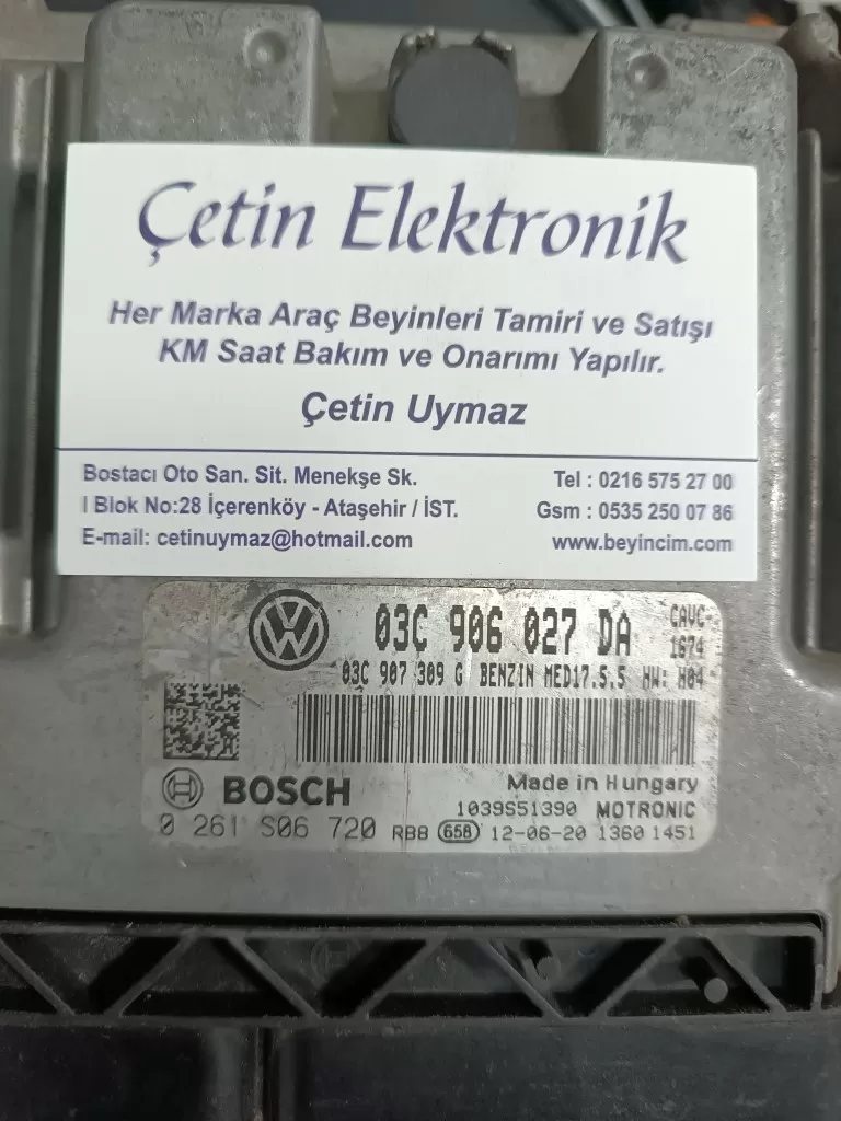 1.4 TSI CAVC 03C906027DA 03C 906 027 DA 0261S06720 0 261 S06 720 ECU