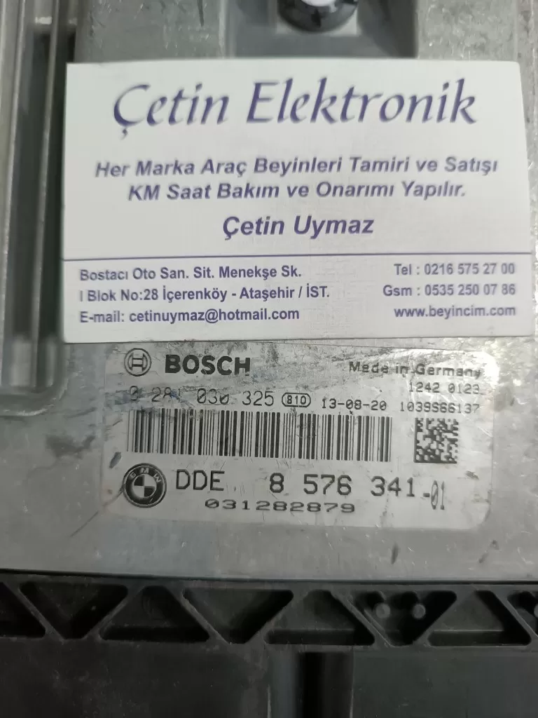 BMW F20 F21 1.16 1.18 MOTOR BEYNİ 0281030325 - 8576341-01