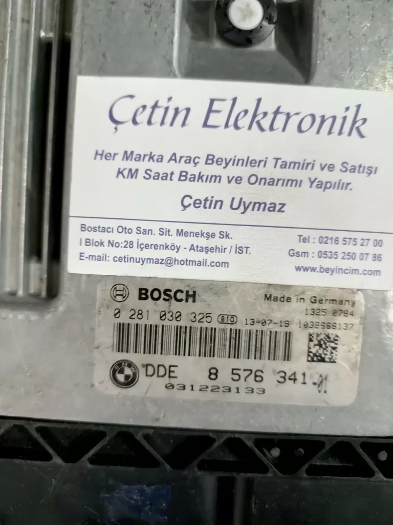 BMW F20 F21 1.16 1.18 MOTOR BEYNİ 0281030325 - 8576341-01
