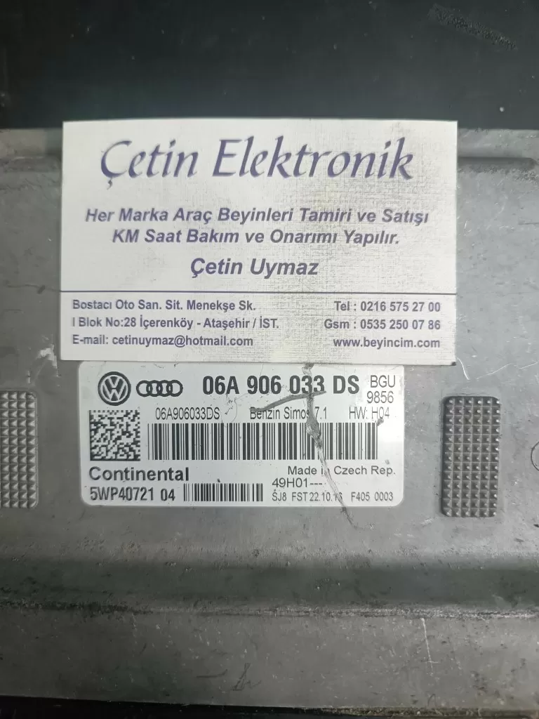 Audi A3 06A906033DS Control Unit Motor New