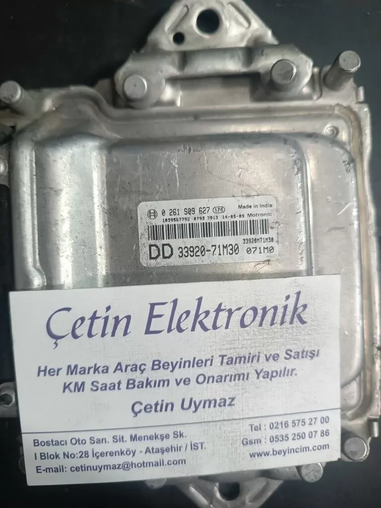 SUZUKİ1.0 12V MOTOR BEYNİ 0261S09627 DD 33920-71M30