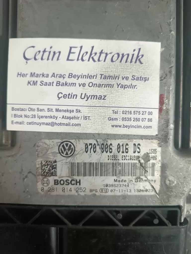 Transporter 070906016ds 0281014252 Motor ECU Engine Module Unit Bosch