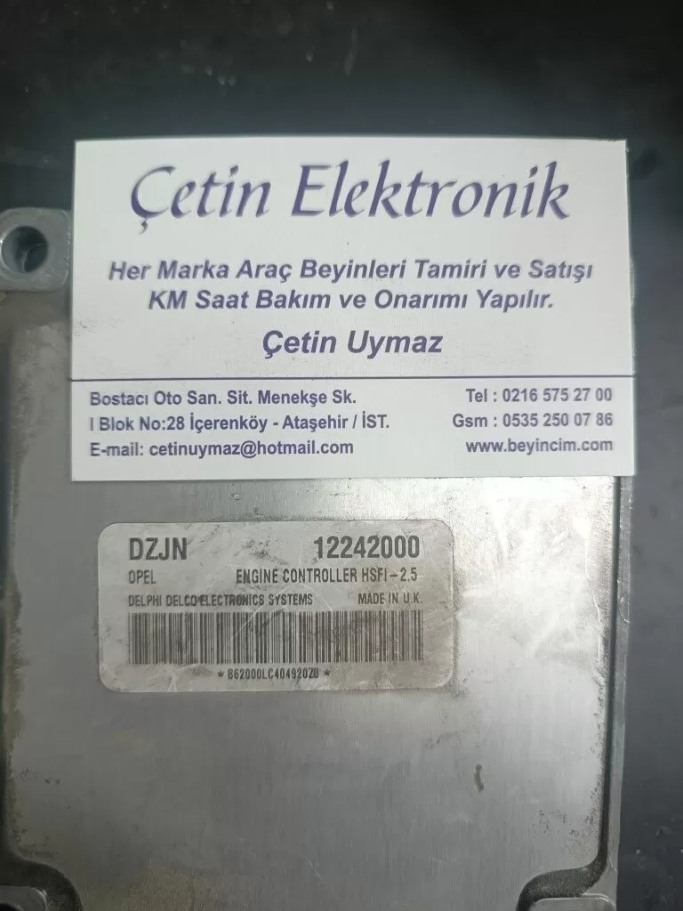 12242000 DZJN MOTOR BEYNİ DZJN HSFI-2.5 OPEL MERİVA 1.6