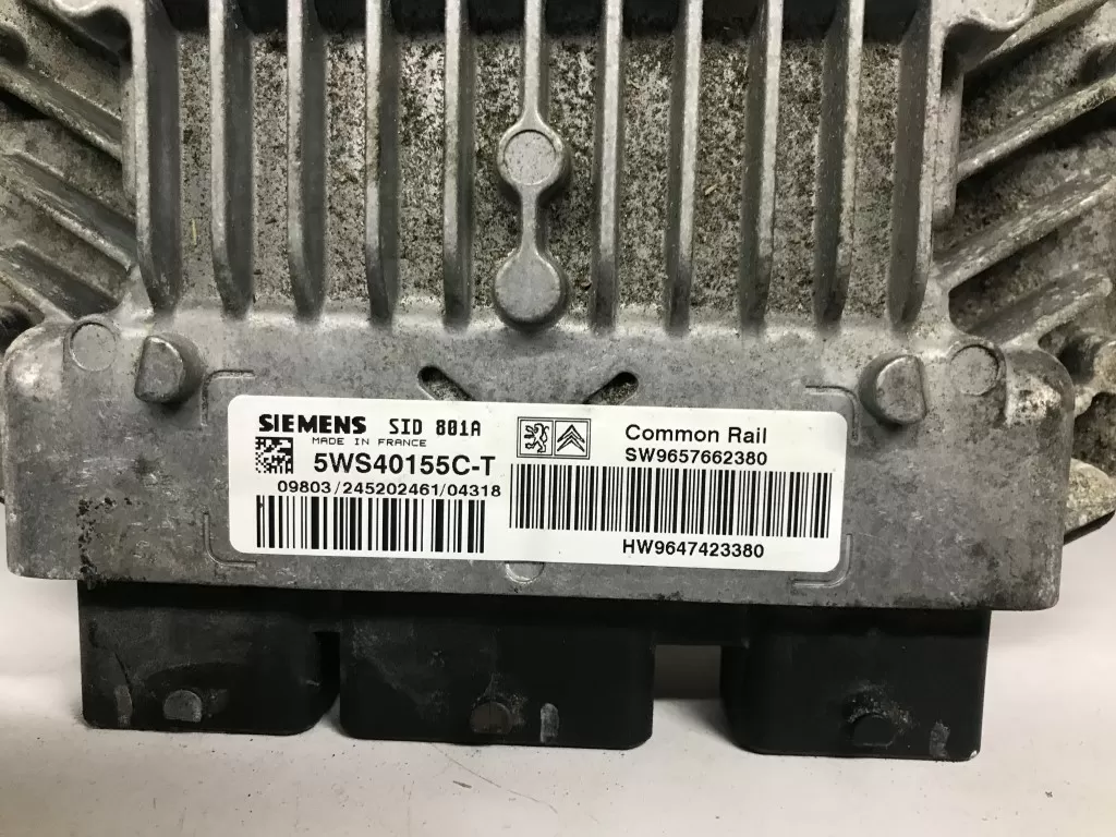 SIEMENS SID801A 5WS40155C-T SW 9657662380 HW 9647423380