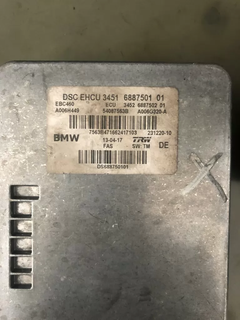 POMPA ABS DSC BMW G30 G11 3451 6887501 01 3451-6887501 01 EBC640 ECU 3452 6887502 01