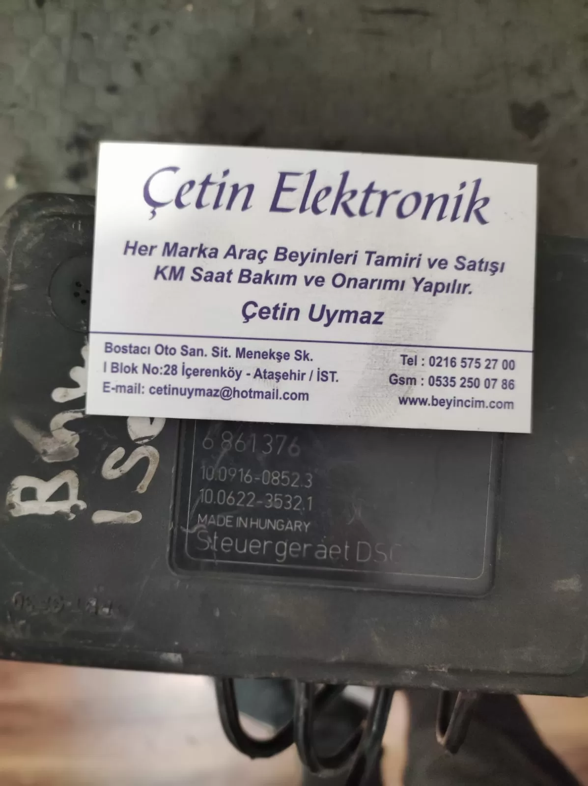 3451-6871109-01 . 6861376 . f30 .dsc mk100 abs beyni