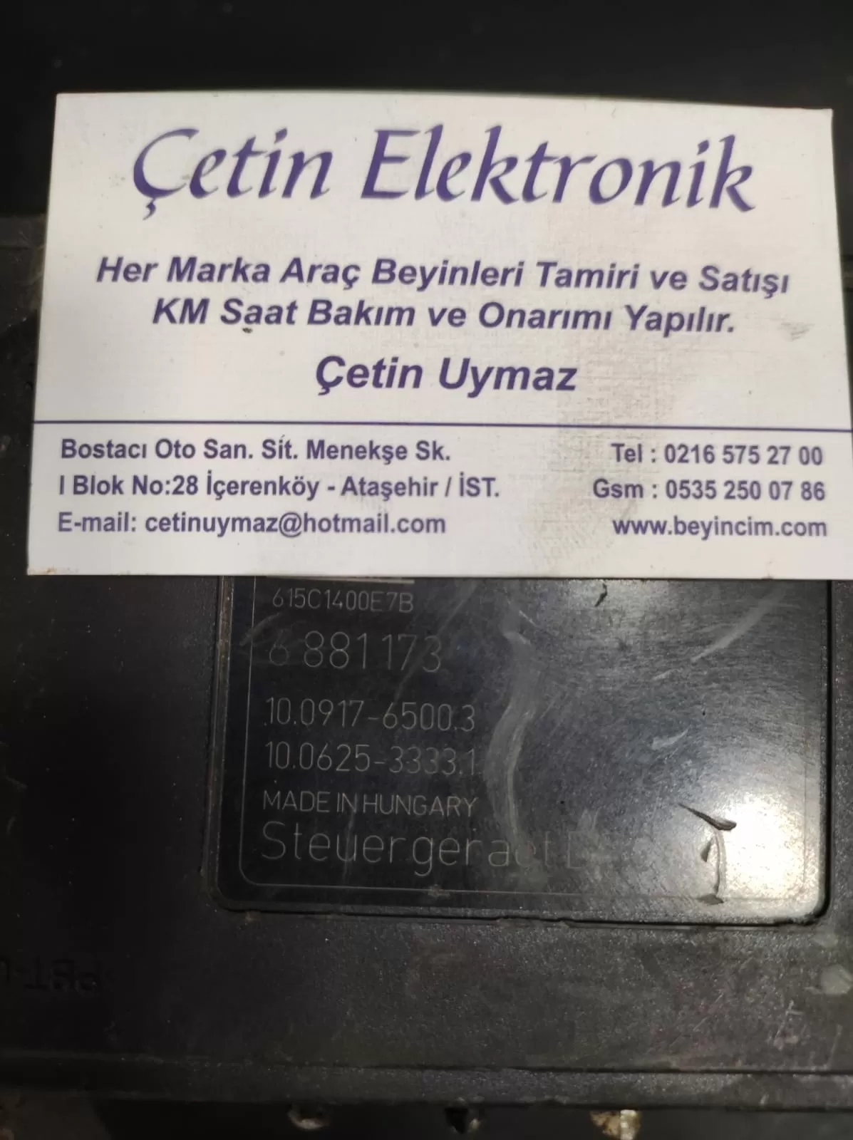 BMW 1 Serisi F20 DSC ABS Pompası 6881173 . 10.0917-6500.3 . 3451-6881172-01