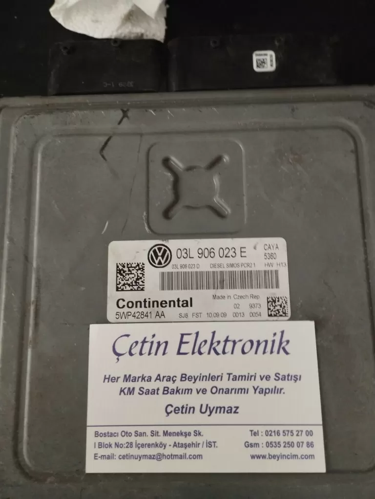 03L906023E 03L906023D PCR2.1 Polo 1.6 CAY motor beyni