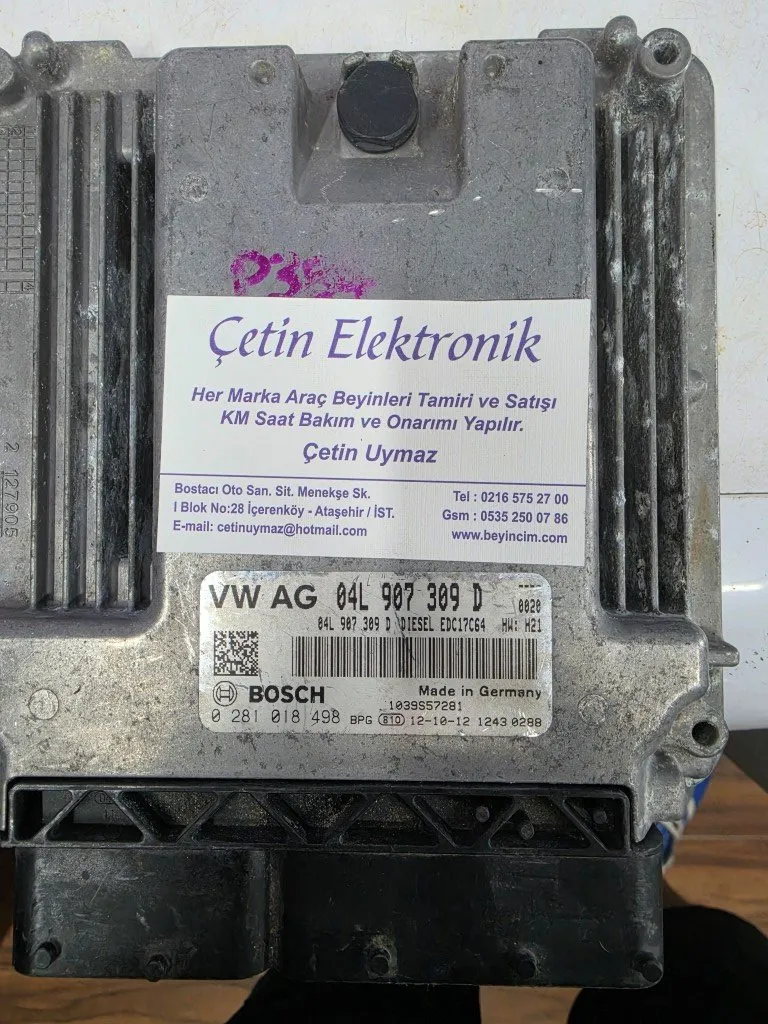 04L907309D 0281 018 498 0281018498 VW GOLF MOTOR BEYNİ