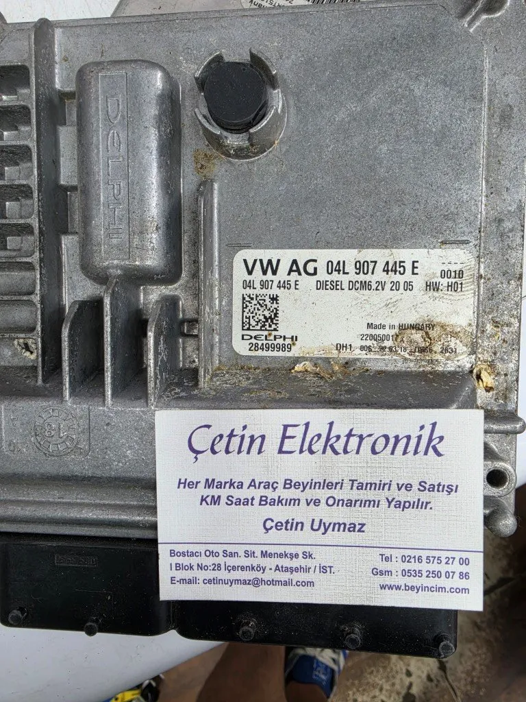 04L907445E DCM6.2V Golf 7 1.6 TDI Motor Beyini 04L 907 445 E DCM6.2