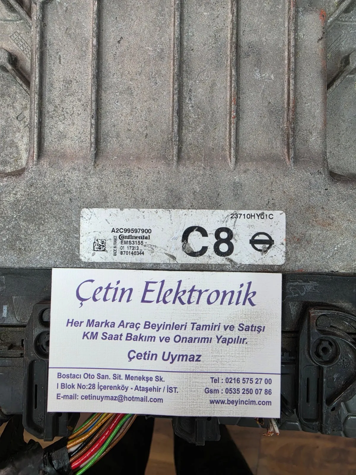 A2C99597900 23710HY01C EMS3155 NISSAN JUKE MOTOR BEYNİ