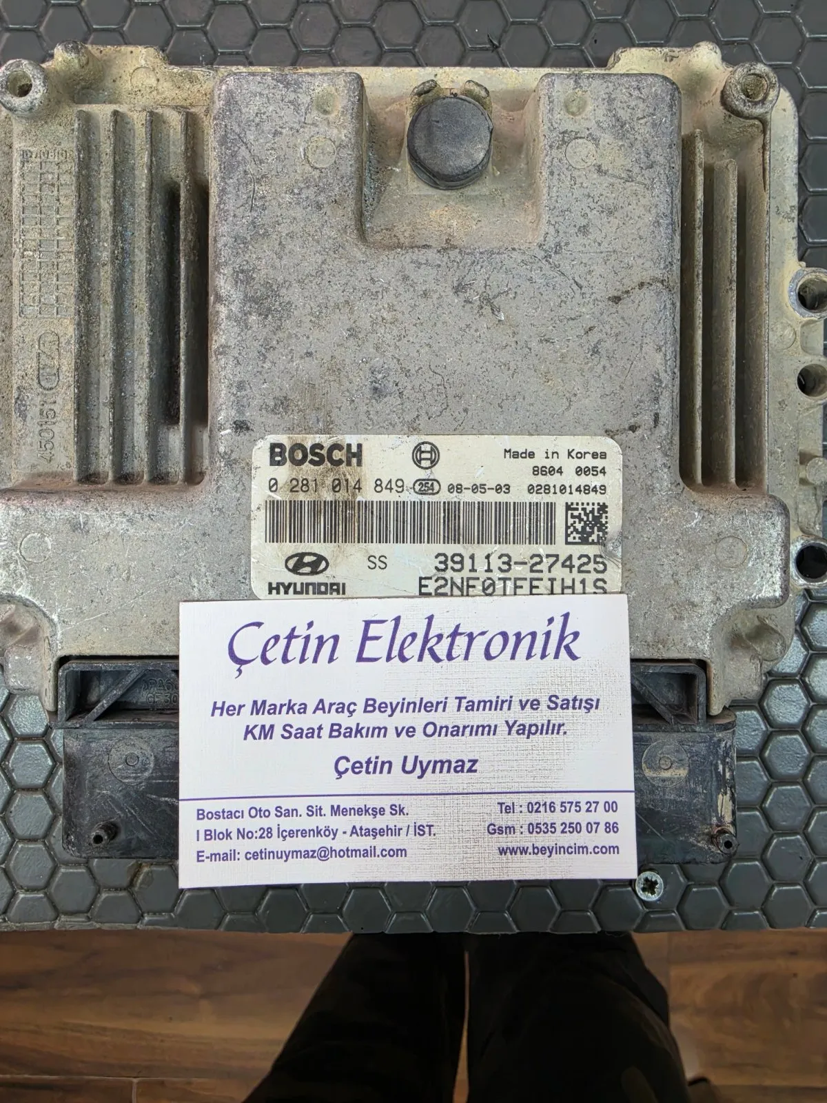 HYUNDAI Sonata 2.0 CRDi ECU 0281014849 39113-27425