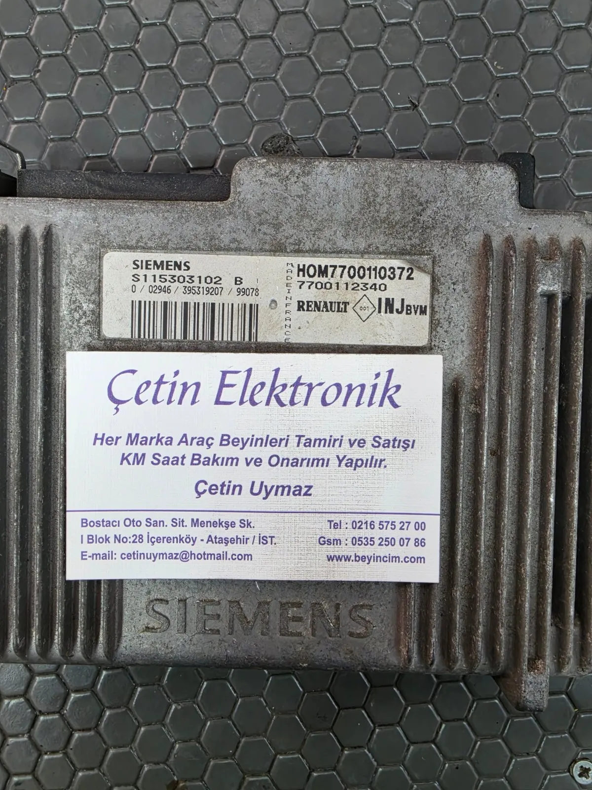 Renault Clio II 1.6 Motor Beyni S115303102B HOM7700110372