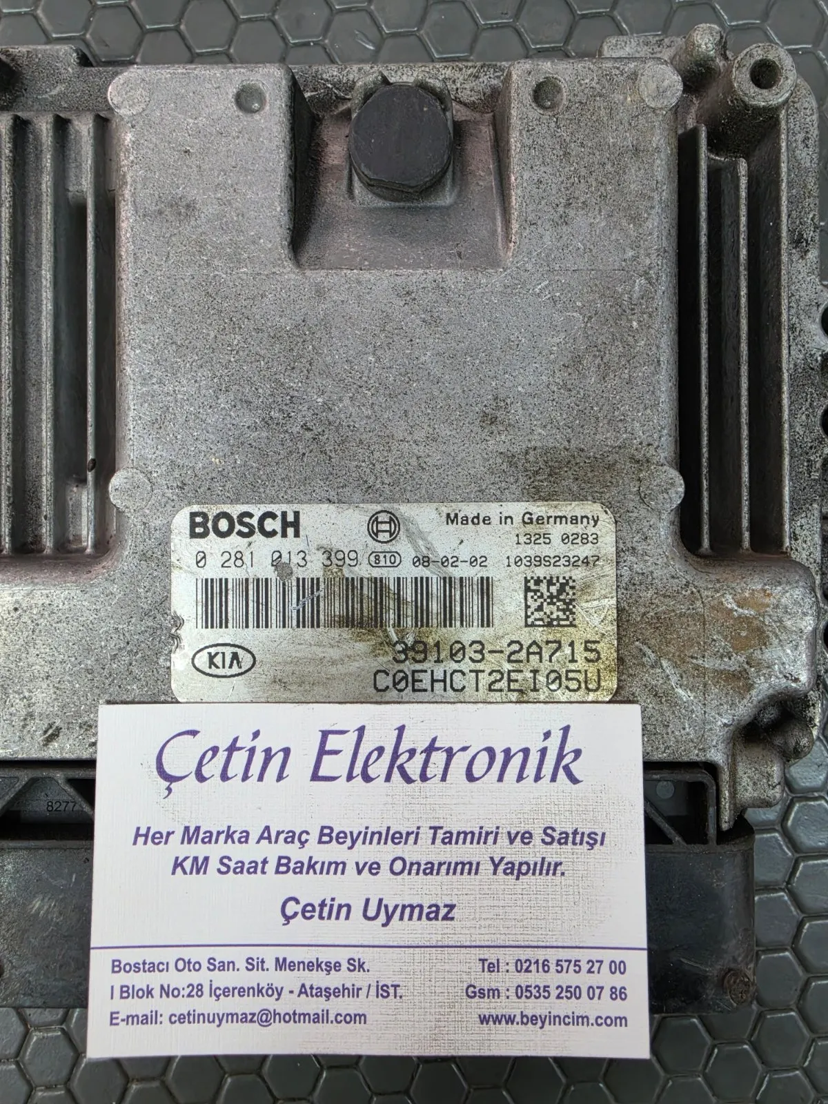 KİA CEED EDC16C39 MOTOR BEYNİ 0281013399 391032A715