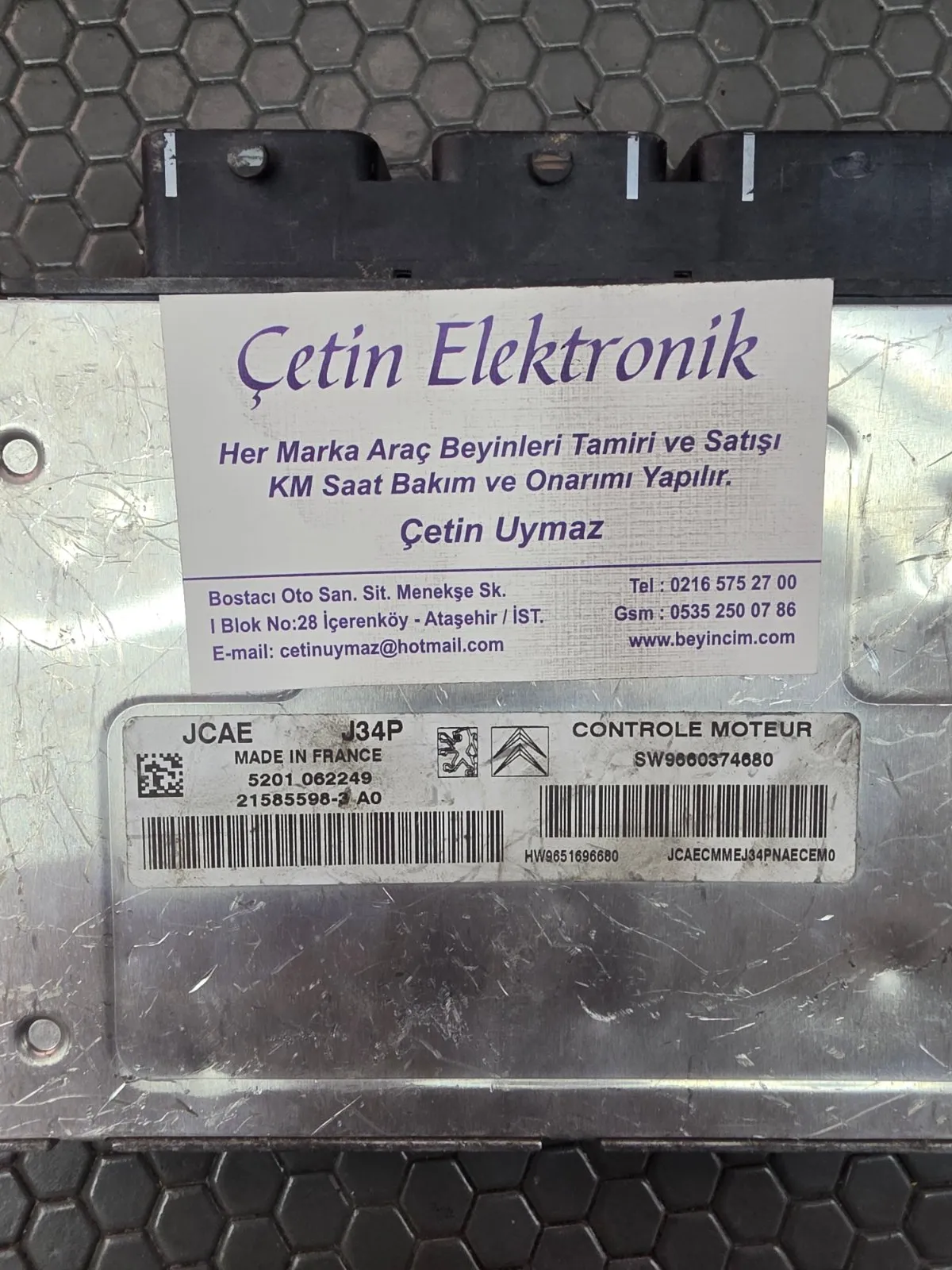 SW9660374680 SW 9660374680 CITROEN C3 VALEO ENGINE CONTROL ECU SW9660374680, HW9651696680
