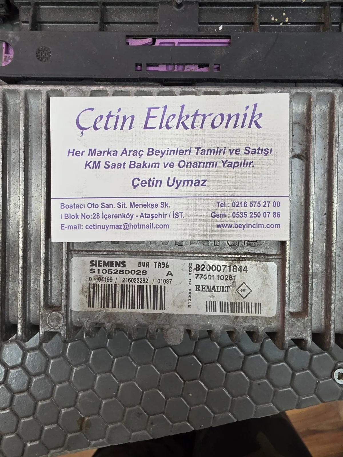 Renault Megane Şanzıman Beyni 8200071844 - S105280028A